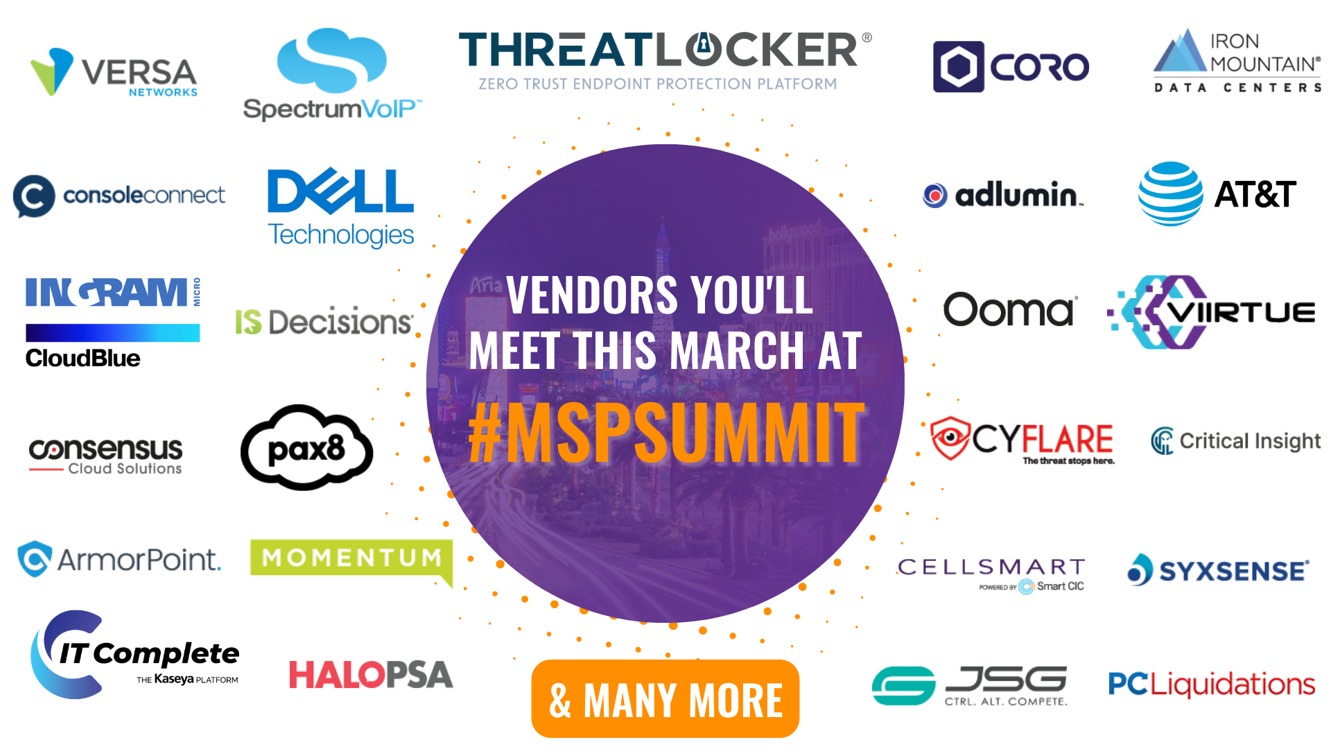 Sponsors & Exhibitors at MSP Summit